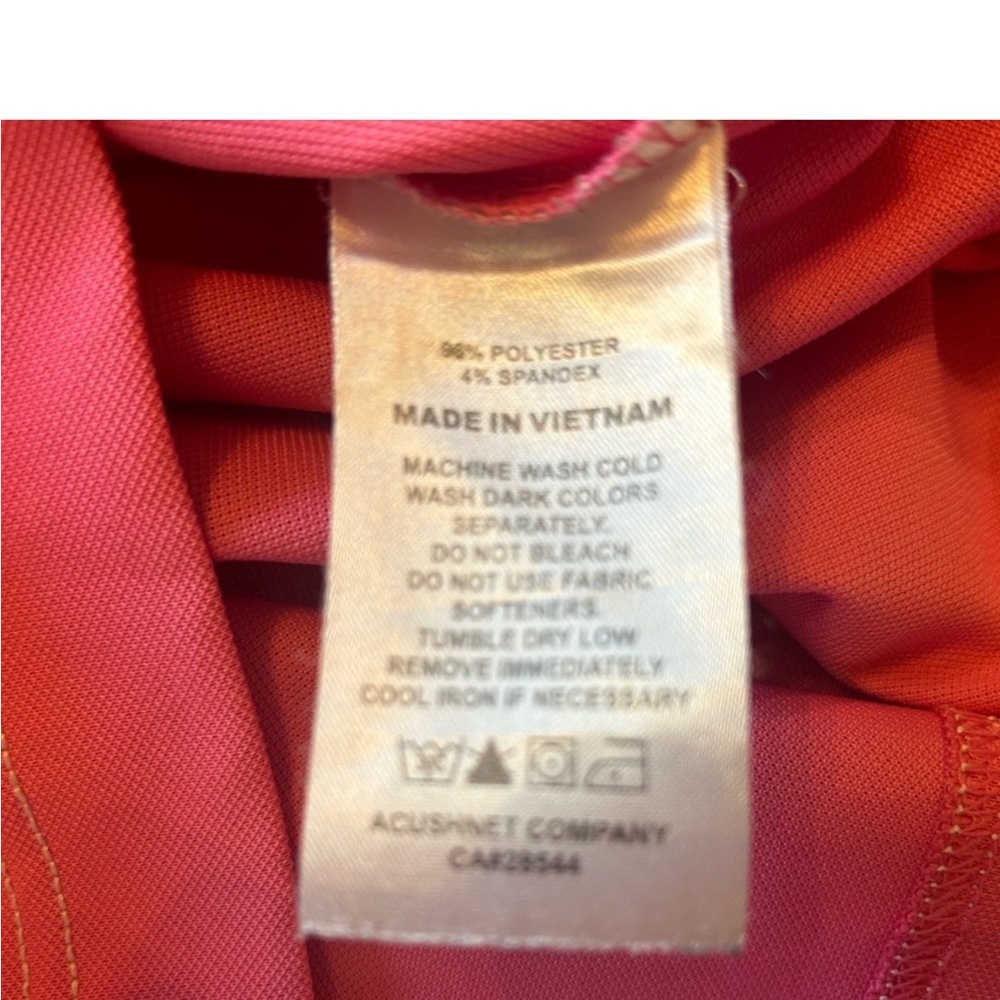 FootJoy pink short sleeve polo size XXL - Picture 8 of 8